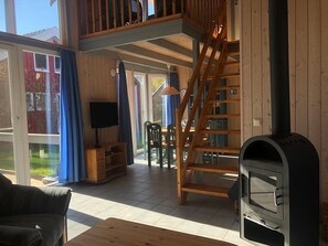 Living room - Ferienhaus im Skandinavischen Stil (Mirow)