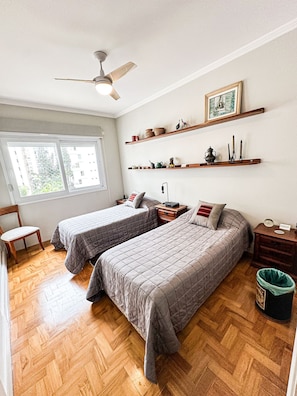 3 habitaciones, wifi gratis y ropa de cama 