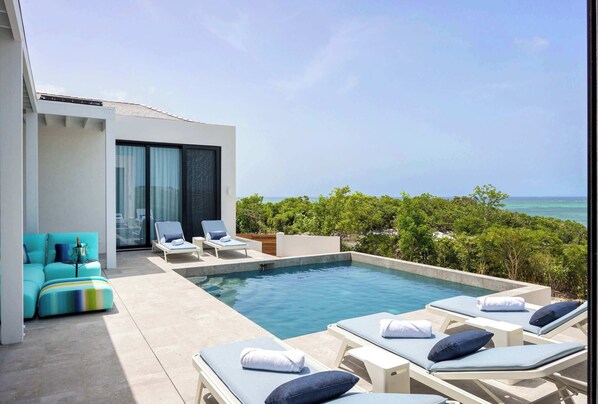Pool - Skyline Villas - Villa Luna with Private Pool (Providenciales)