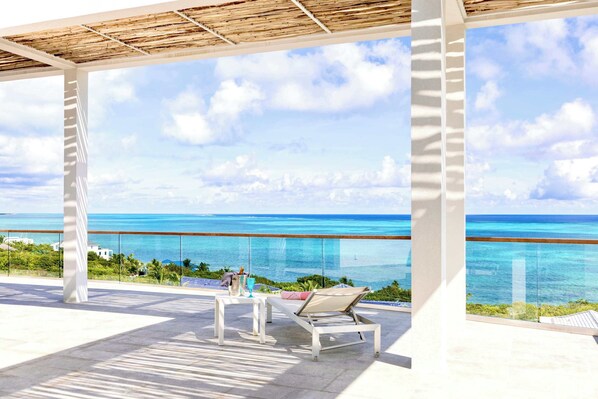 Terrace/patio - Skyline Villas - Villa Skyline with Private Pool (Providenciales)