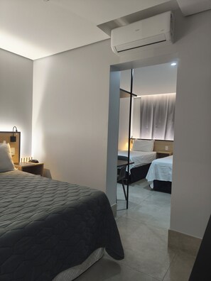 Minibar, blackout drapes, soundproofing, iron/ironing board - HOTEL MERION (Pato Branco)