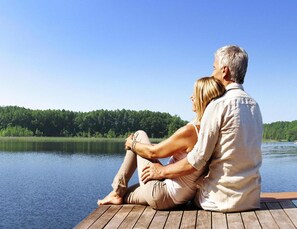 Apartment | View from property - Unvergessliches Apartment am See (Mirow)