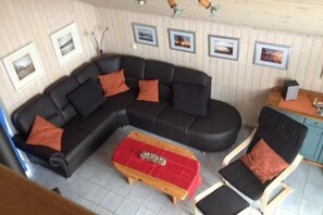 Living area - Skandinavisches Ferienhaus in Mirow (Mirow)