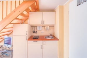 Appartement | Cuisine privée | Chaise haute