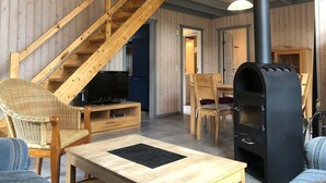 Living room - Skandinavisches Ferienhaus in Mirow (Mirow)