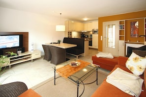 Apartment | Living area - Seepark Burhave, Burhave (Butjadingen)