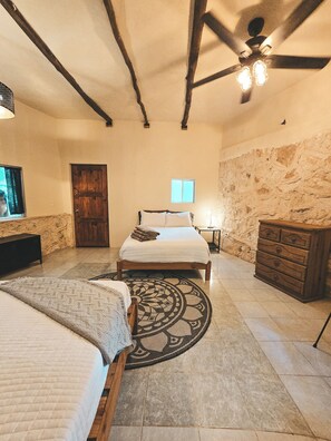 1 bedroom, WiFi, bed sheets - Private casita in lush jungle oasis with a/c, pool, gym, fiber wifi and laundry (Akumal)