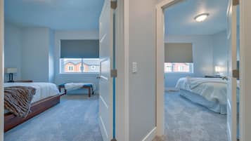 3 bedrooms, travel crib, WiFi, bed sheets