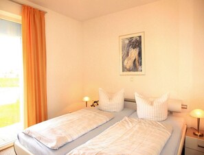 アパートメント | 2 室のベッドルーム、客室ごとに異なるインテリア、ベッドシーツ