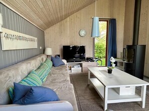 House | Living room - Skandinavisches Ferienhaus in Mirow (Mirow)