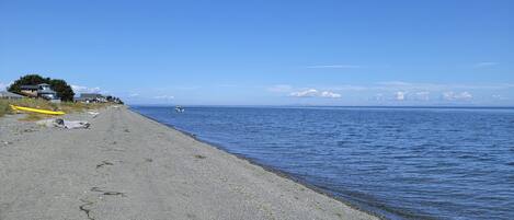 En la playa