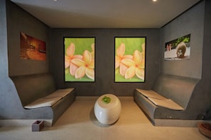 Salas de tratamiento para parejas, baño turco/hammam