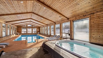 Indoor pool, a heated pool