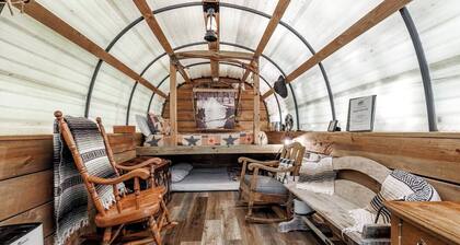 Prairie Palace Covered Wagon at Fox Pass Cabins