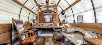 Prairie Palace Covered Wagon at Fox Pass Cabins