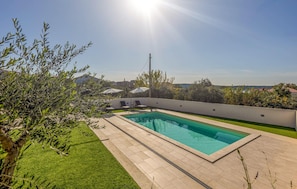 Una piscina climatizada