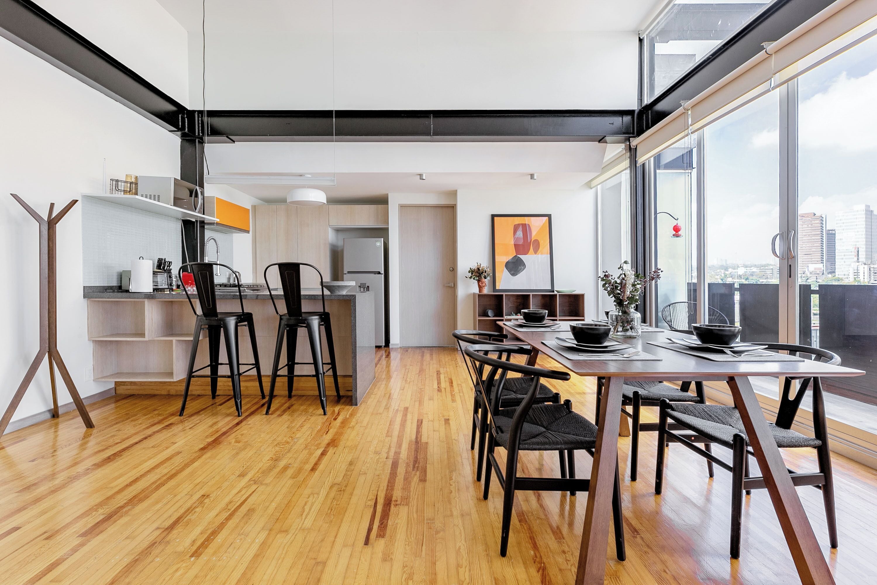 Departamento Deluxe | Área de sala de estar | Televisión 