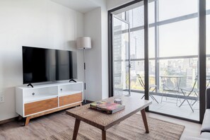 Deluxe Studio | Living area - Blueground Josefa by Urbanistas CDMX (Mexico City)