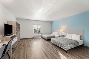 Suite, 2 Queen Beds, Non Smoking (Accessible w/ Dishwasher) | Desk, free WiFi