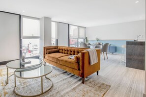 Departamento de diseñador | Área de sala de estar | Televisión 