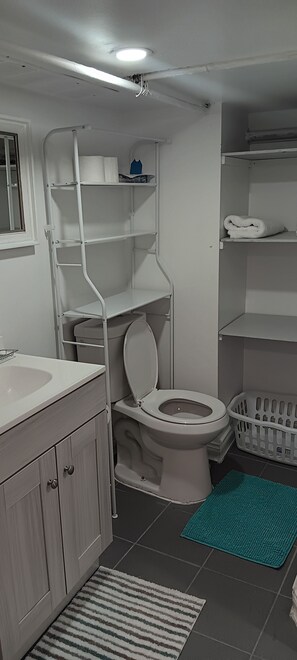 Towels, toilet paper