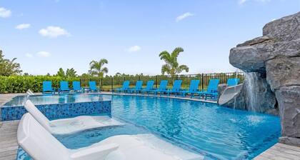 Really Fun House with tons of room, huge pool plenty to do and a terrific view