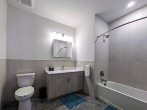 Shower, hair dryer - 224 Brand New 1 Bedroom, 1 Bath, 1 Kitchen, 1 Liv (Dunellen)