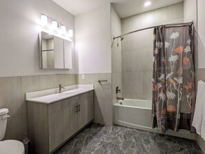 Een douche, een haardroger