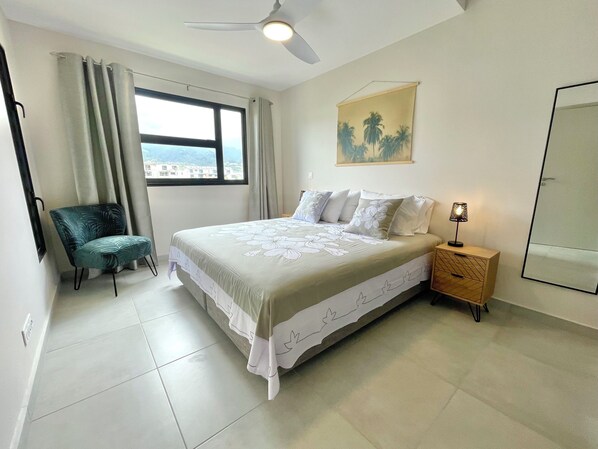 1 chambre, fer et planche à repasser, Wi-Fi, draps fournis