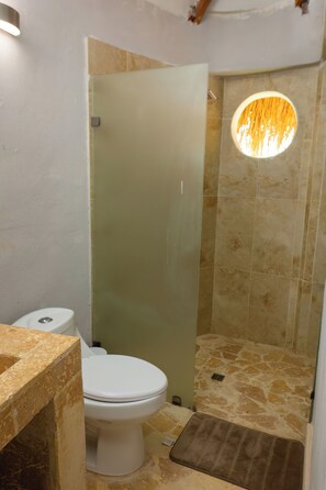 Towels, soap, toilet paper