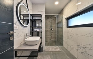 Shower, hair dryer