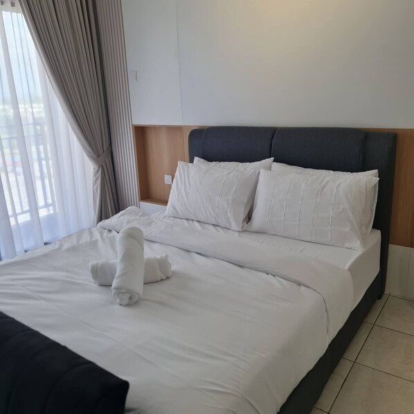 1 chambre, fer et planche Ă repasser, Wi-Fi, draps fournis