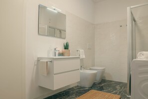 Shower, hair dryer, bidet