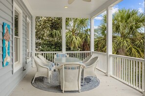 Outdoor dining - Gorgeous Beach Home, Ocean Views, w/Private Pool & Hot Tub! (Isle Of Palms)