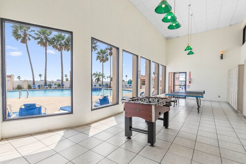 View of Space X from Waterfront one bedroom (629)