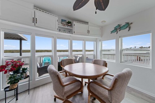 View of Space X from Waterfront one bedroom (629)