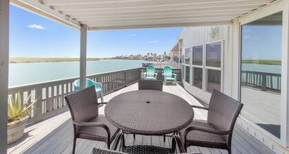 View of Space X from Waterfront one bedroom (629)