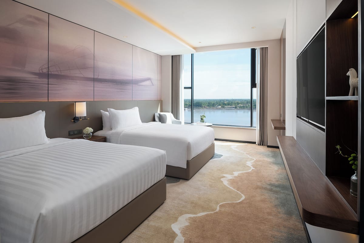 Deluxe Twin kamer, uitzicht op rivier | Uitzicht op het meer