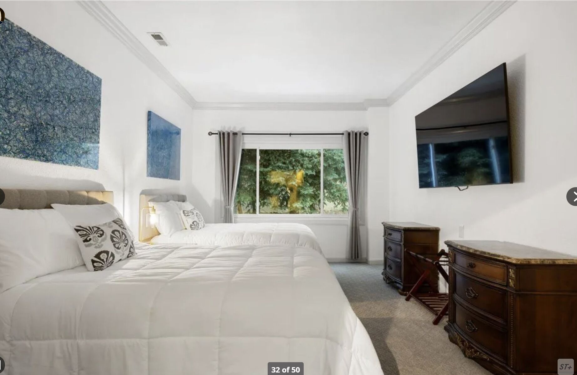 2 bedrooms, iron/ironing board, free WiFi, bed sheets