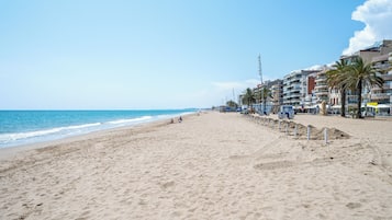 Vlak bij het strand