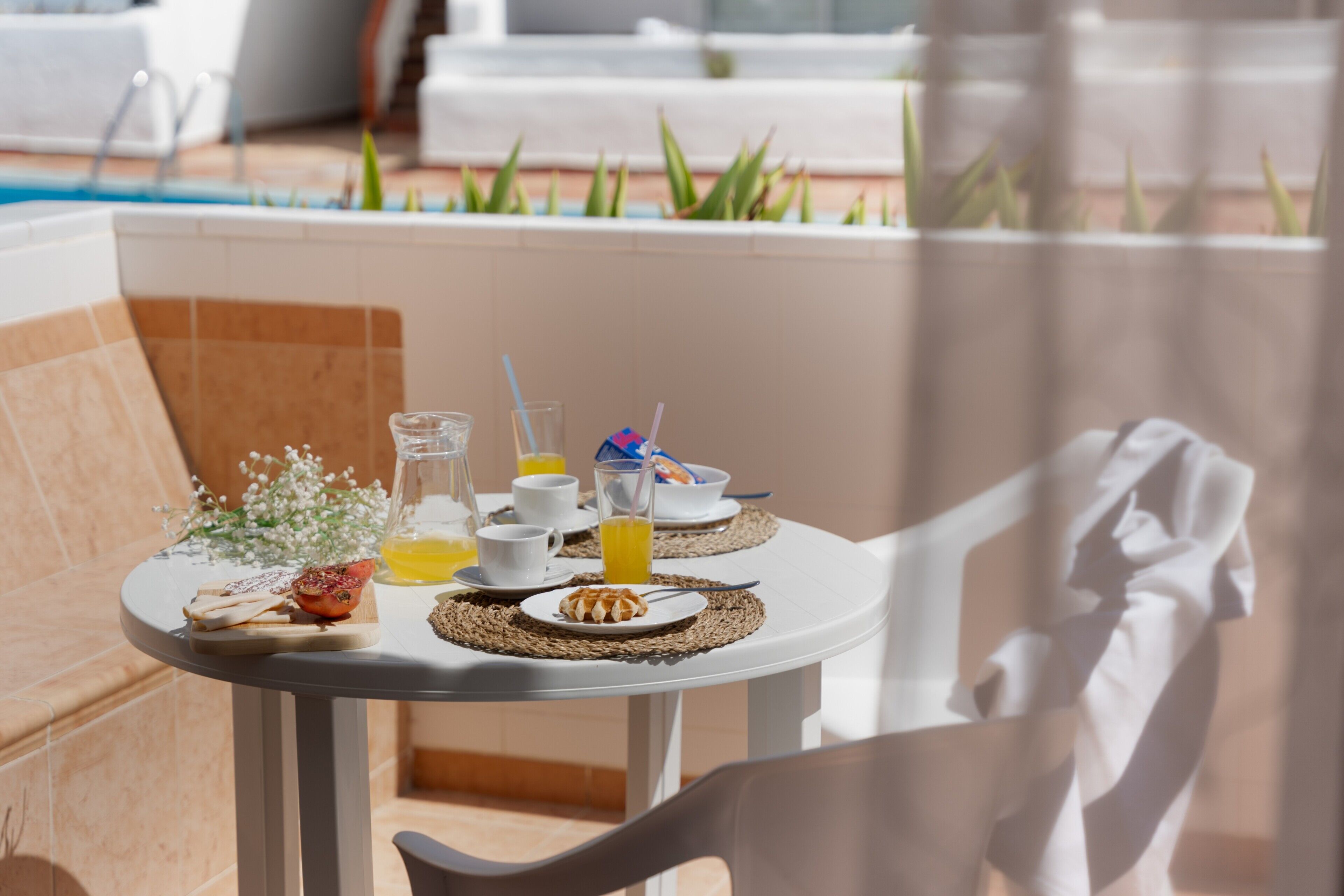 Udendørs spisemuligheder