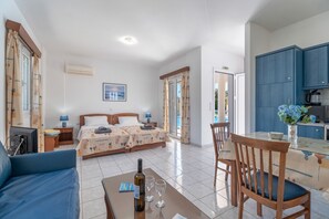 1 Schlafzimmer, Bügeleisen/Bügelbrett, kostenloses WLAN, Bettwäsche