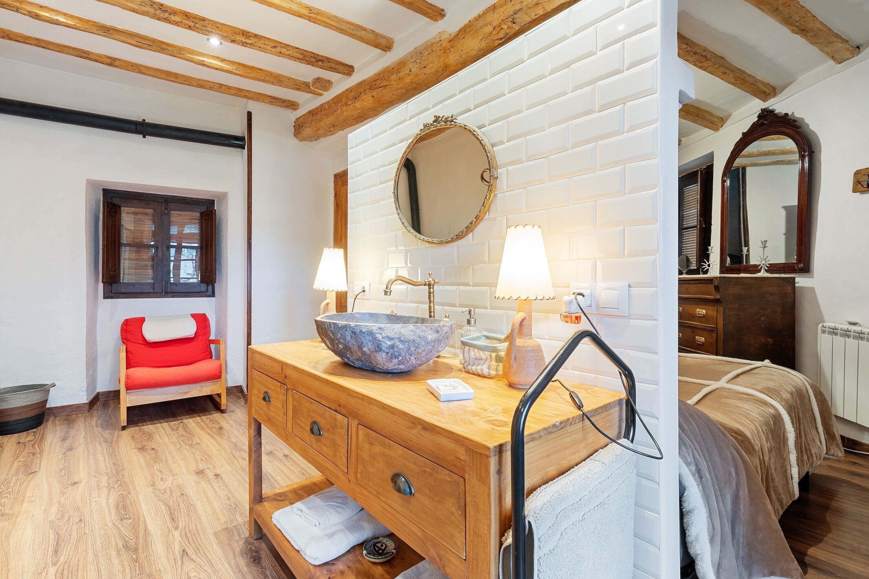 1 sovrum, strykjärn/strykbräda, gratis wi-fi och sängkläder