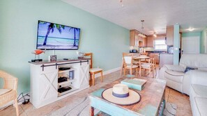 Smart TV - Oceanfront 2BR Condo w/King, Bunks & Stunning View (New Smyrna Beach)