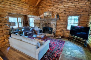 Smart-TV, Kamin, Drucker