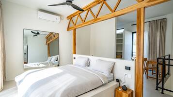 Villa, 1 Bedroom, Pool View | 1 bedroom, Egyptian cotton sheets, premium bedding, in-room safe