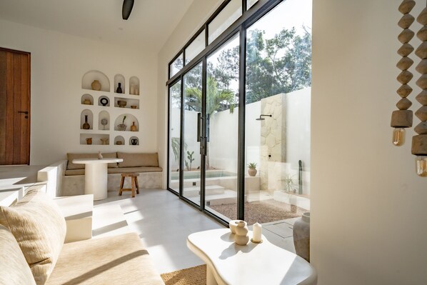 Villa, 1 Bedroom, Pool View | Living room