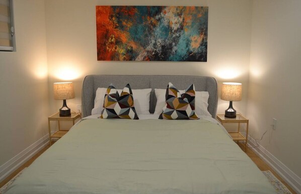 2 bedrooms, desk, iron/ironing board, free WiFi