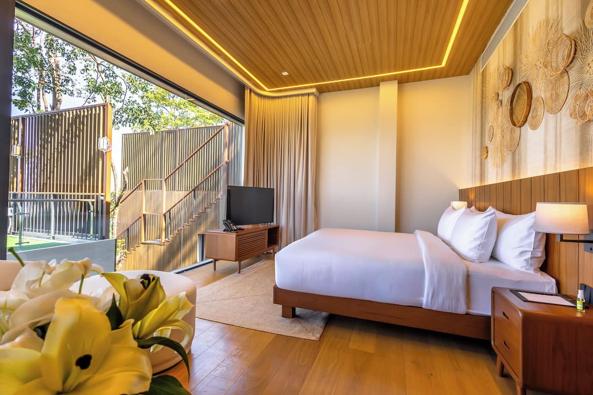 4 phòng ngủ, minibar, két bảo mật tại phòng, màn/rèm cản sáng