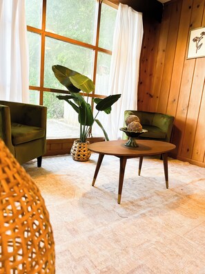 Interior - Calm, stylish space. Across the street from the park. Perfect little getaway. (Vernon)